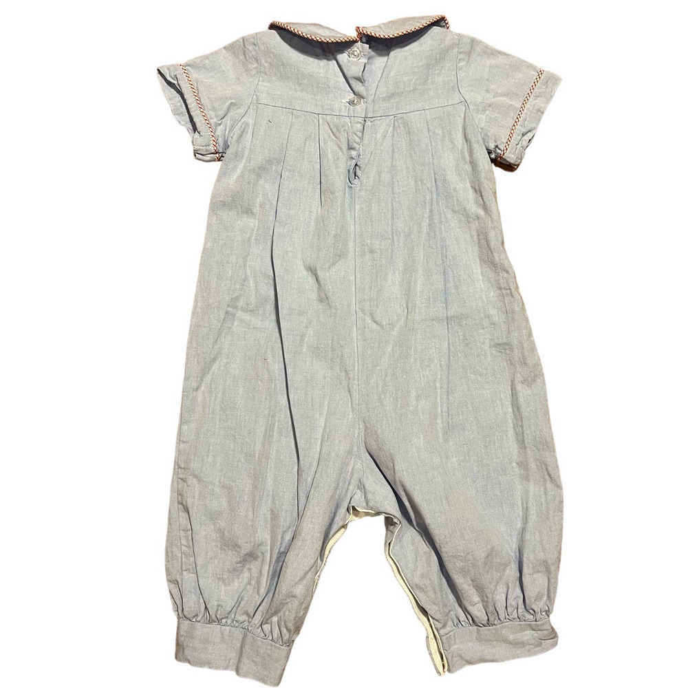 Anvy Kids Long Bubble size 18 months Patriotic Longall Boutique Cotton NWOT - Picture 2 of 3